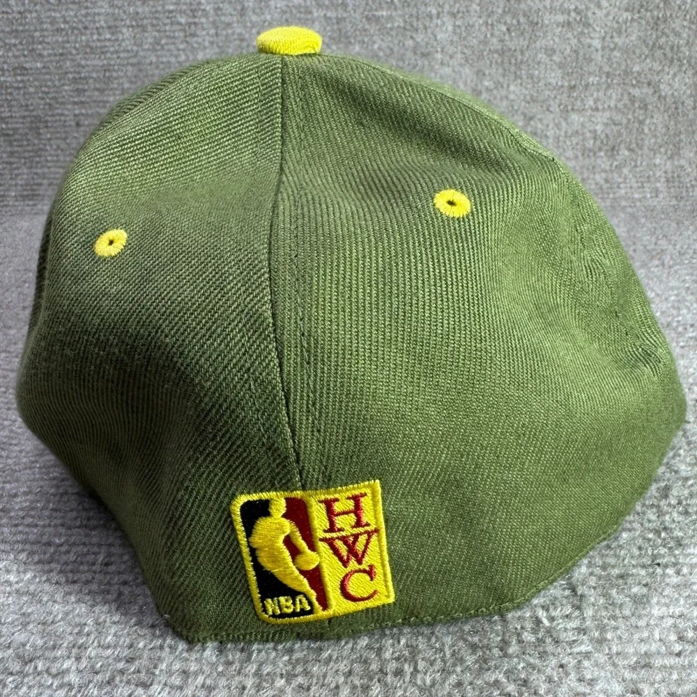 New Jersey Nets Mitchell & Ness Hat Mens 7 1/4 Green NBA Draft Hardwood Classics